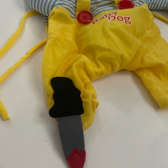 Baby Dog Yellow Overall Costume - Picture 6 of 10